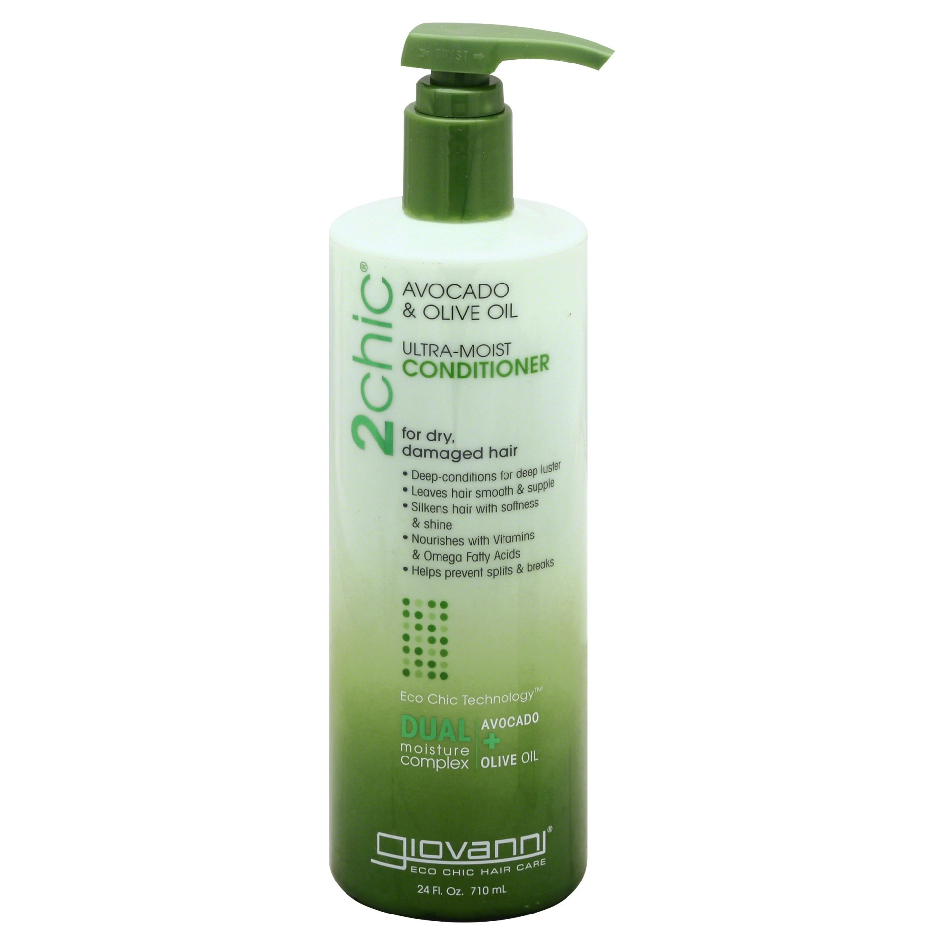 slide 1 of 6, Giovanni 2Chic Avocado & Olive Oil Conditioner, 24 fl oz