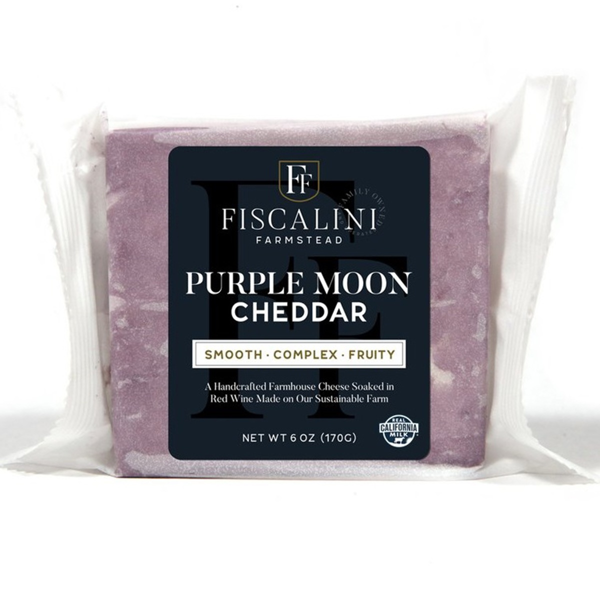 slide 1 of 1, Fsclni Purple Moon Cheddar Che, 6 oz