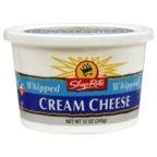 slide 1 of 1, ShopRite Whipped Cream Cheese, 12 oz