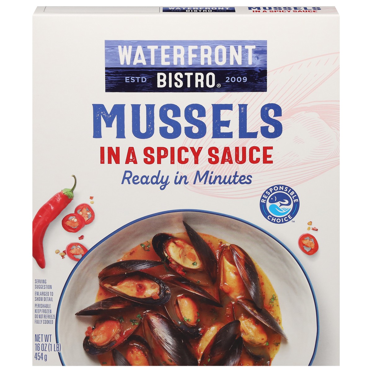 slide 2 of 4, Waterfront Bistro Mussels In Spicy Sauce - 16 Oz, 16 oz