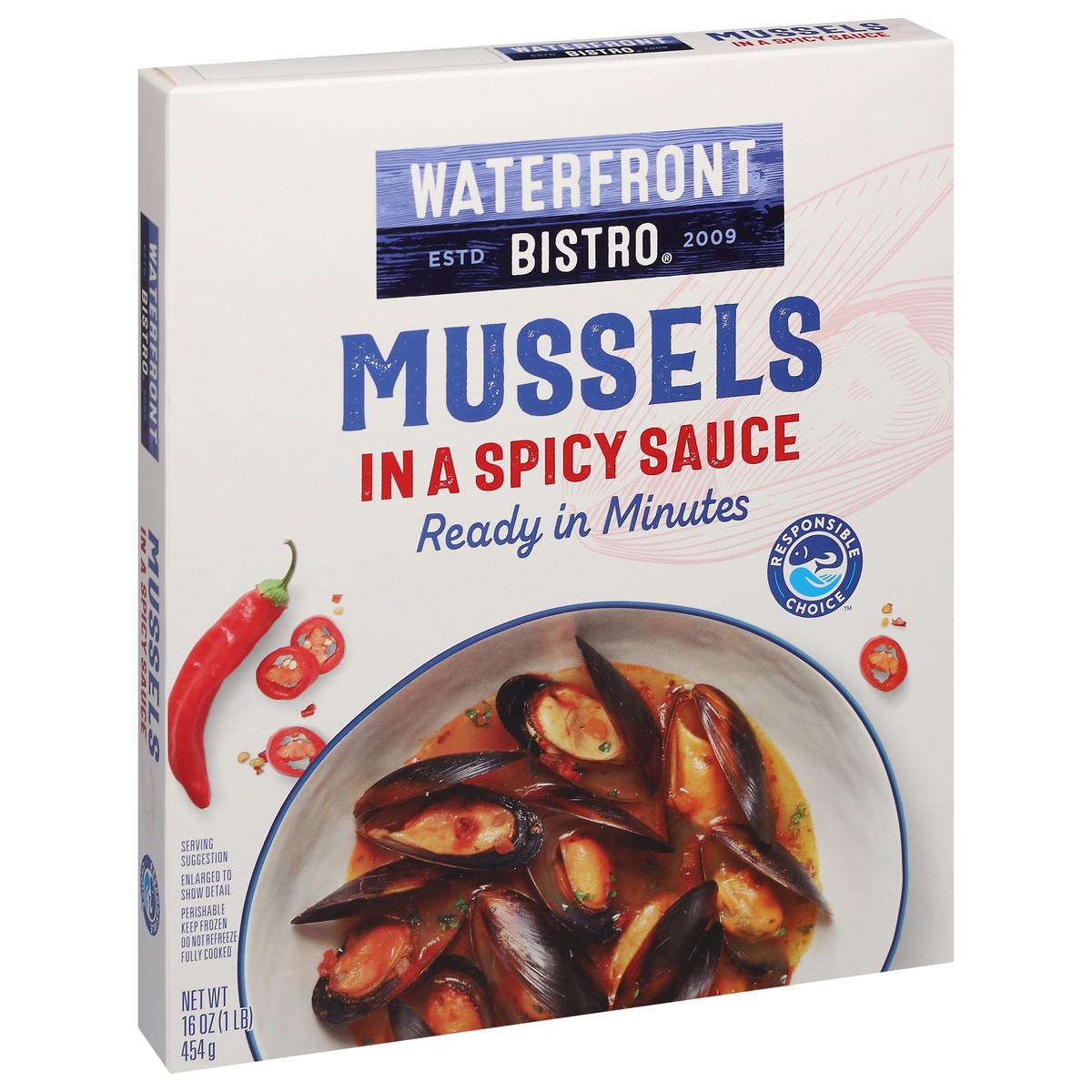 slide 3 of 4, Waterfront Bistro Mussels In Spicy Sauce - 16 Oz, 16 oz