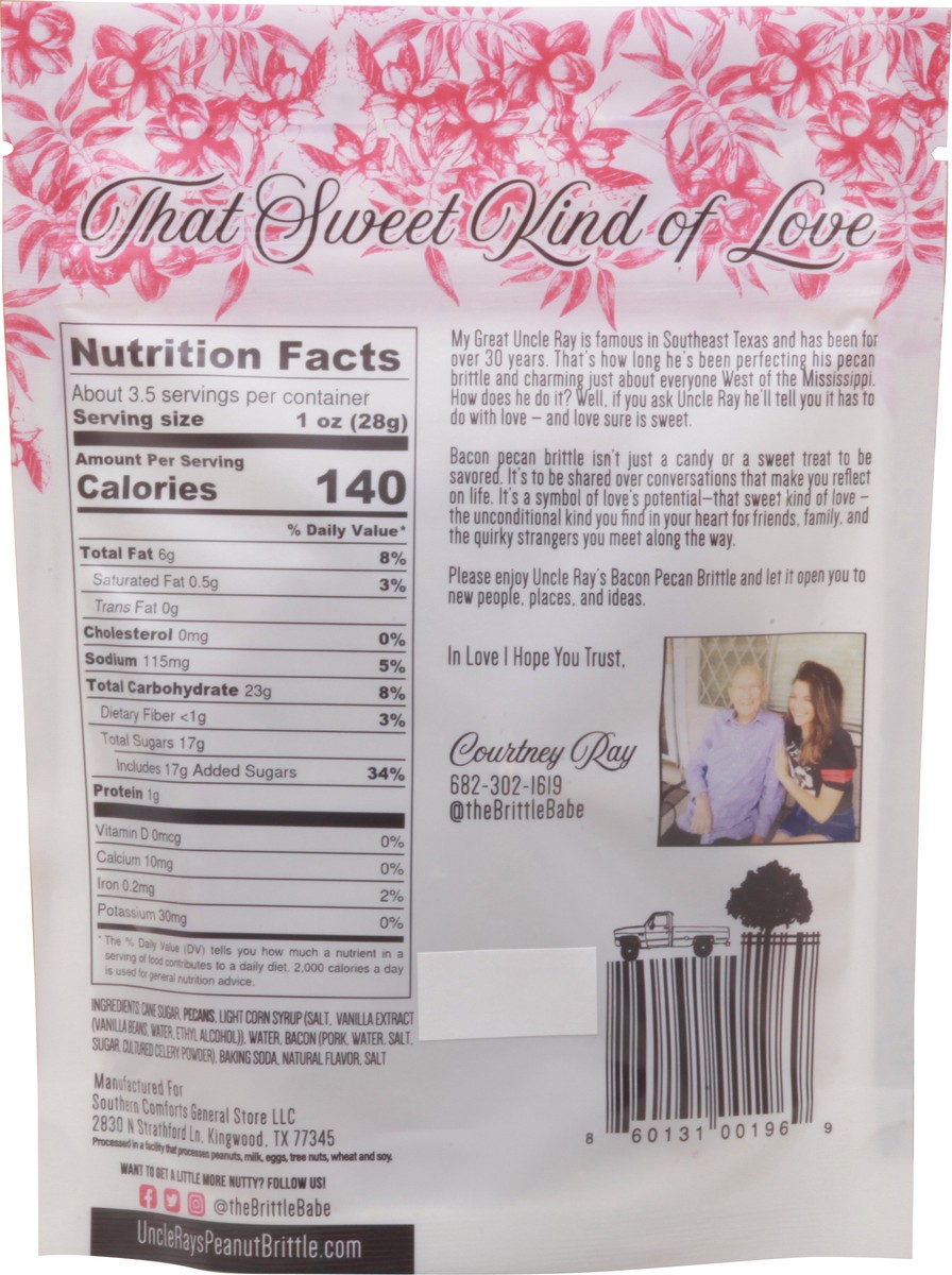 slide 14 of 14, Uncle Ray's World Famous Bacon Pecan Brittle - 3.25 oz, 3.25 oz