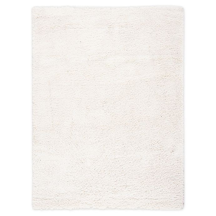 slide 1 of 4, Safavieh Ada Shag Area Rug - Cream, 3 ft x 5 ft