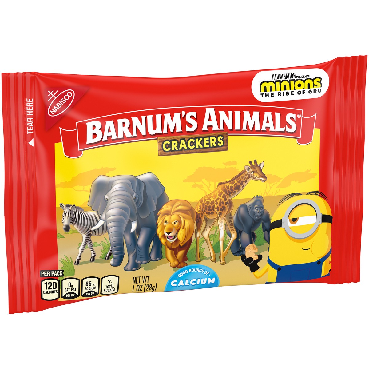 slide 2 of 9, Barnum's Nabisco Barnum's Animals Crackers 1 oz. Bag, 1 oz