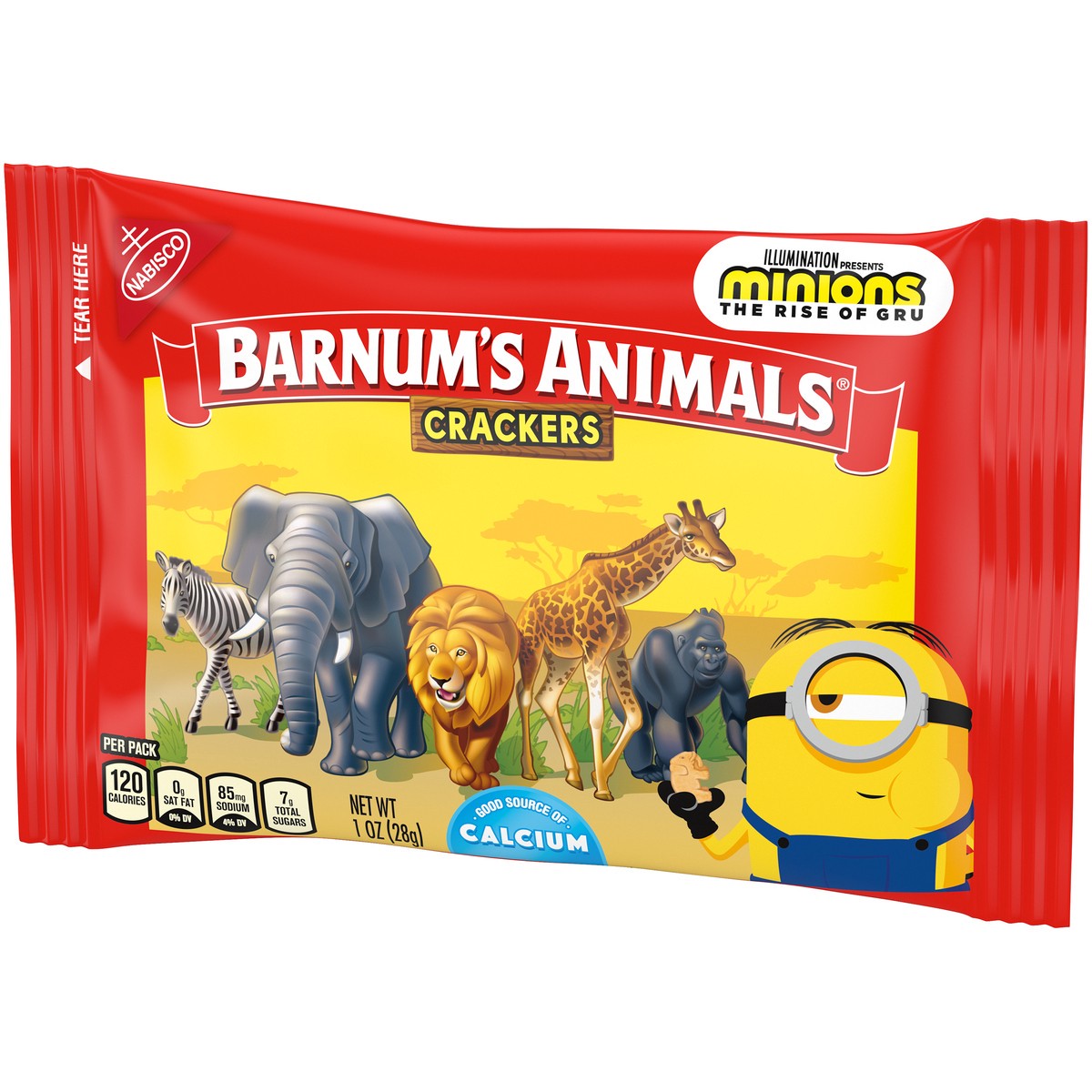 slide 3 of 9, Barnum's Nabisco Barnum's Animals Crackers 1 oz. Bag, 1 oz