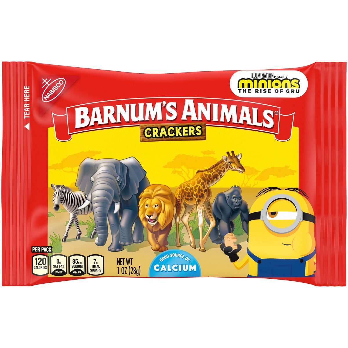 slide 6 of 9, Barnum's Nabisco Barnum's Animals Crackers 1 oz. Bag, 1 oz