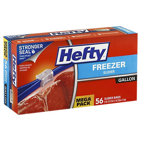 Hefty Slider Gallon Freezer Bags - Shop Storage Bags at H-E-B