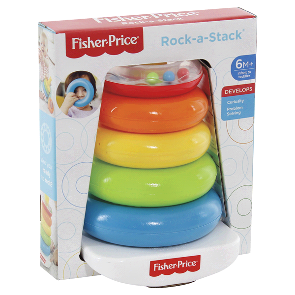 slide 1 of 6, Fisher-Price Fisher Price Rock A Stack - Ea, 1 ct