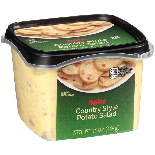 slide 1 of 1, Hy-Vee Country Style Potato Salad, 16 oz