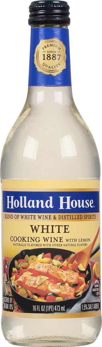 slide 7 of 11, Holland House White Lemon Cooking Wine with Lemon 16 fl oz, 16 fl oz
