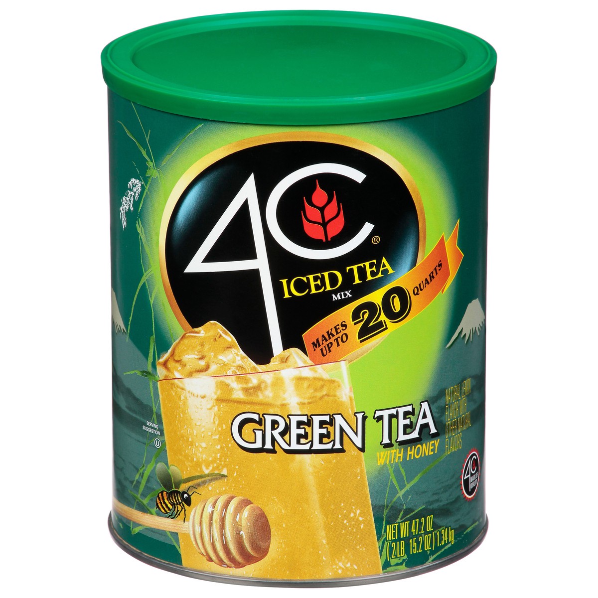 slide 13 of 13, 4C Green Tea with Honey Iced Tea Mix 47.2 oz, 47.20 oz
