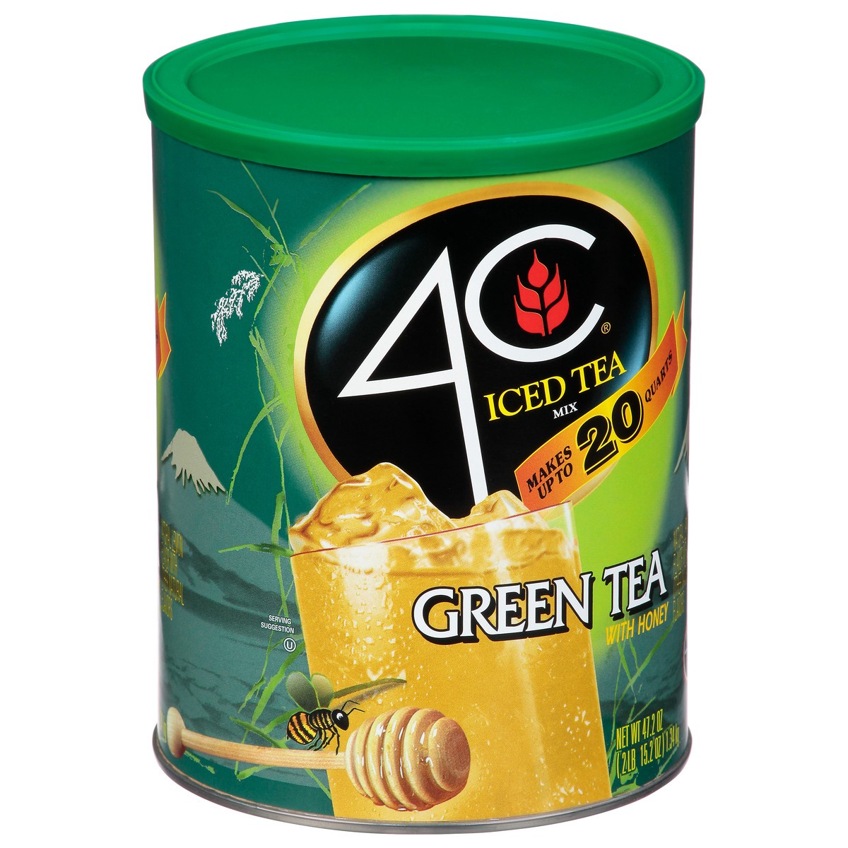 slide 8 of 13, 4C Green Tea with Honey Iced Tea Mix 47.2 oz, 47.20 oz