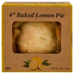 Table Talk Pies Baked Lemon Pie 4 inch 4 oz