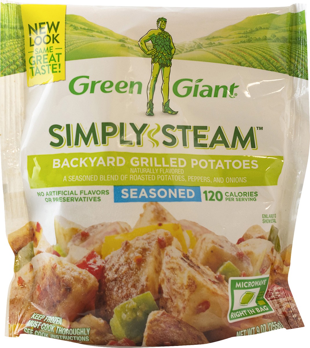 slide 5 of 6, Green Giant Simply Steam™ Seasoned Backyard Grilled Potatoes 9 oz. Bag, 9 oz