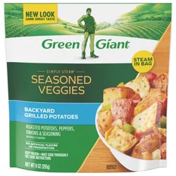 Green Giant Simply Steam Seasoned Veggies, Backyard Grilled Potatoes, 9 oz
