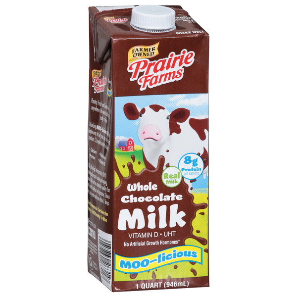 slide 1 of 1, Prairie Farms Chocolate Milk, 1 qt