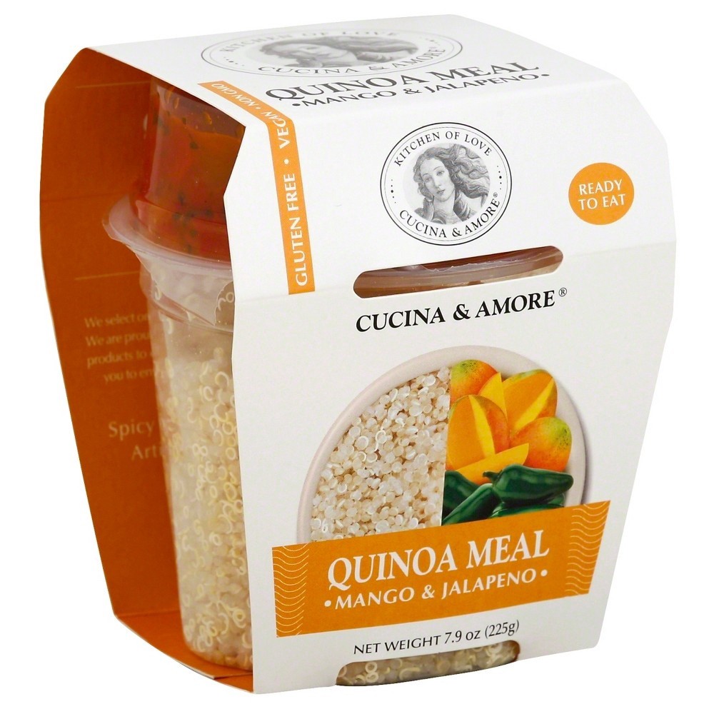 slide 2 of 3, Cucina & Amore Gluten Free and Vegan Mango Jalapeno Quinoa, 7.9 oz