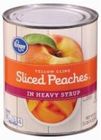 slide 1 of 6, Kroger Yellow Cling Sliced Peaches In Heavy Syrup, 29 oz