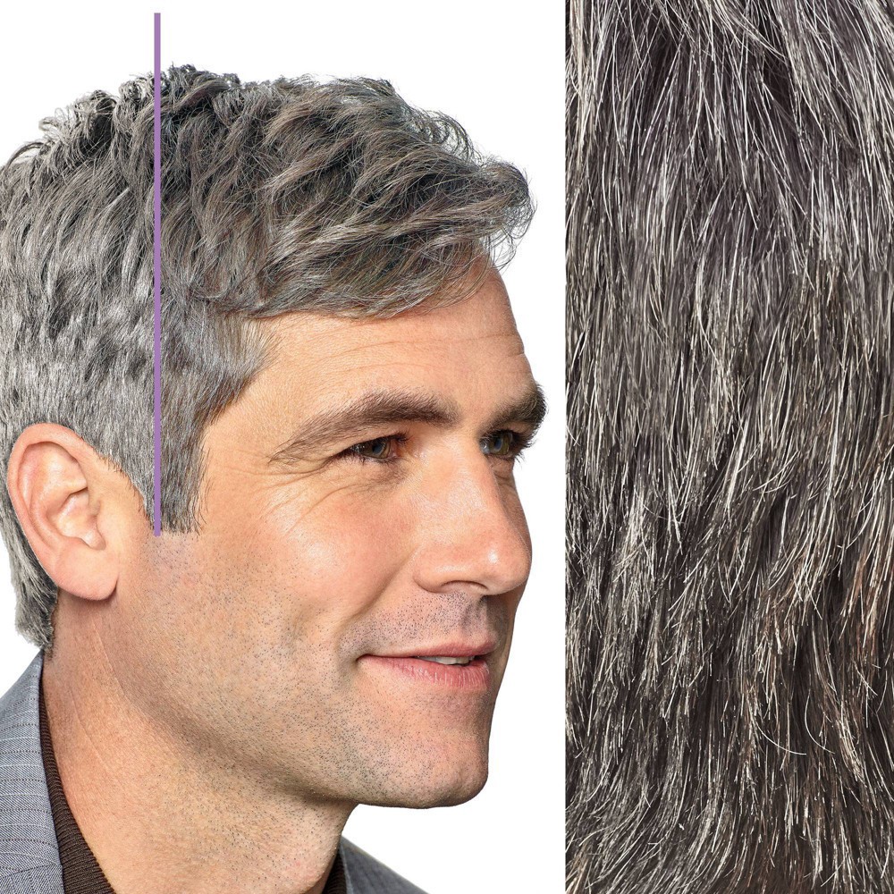 slide 5 of 6, Just for Men Touch Of Gray Instant Gray Blending Hair Color, Medium Brown, 1 ct