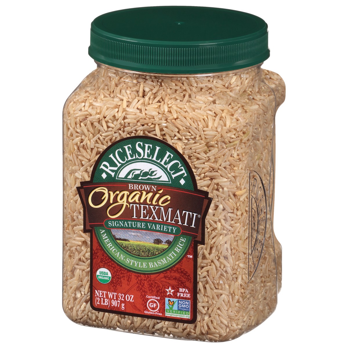 slide 5 of 10, Texmati Organic Basmati Brown Rice, 32 oz