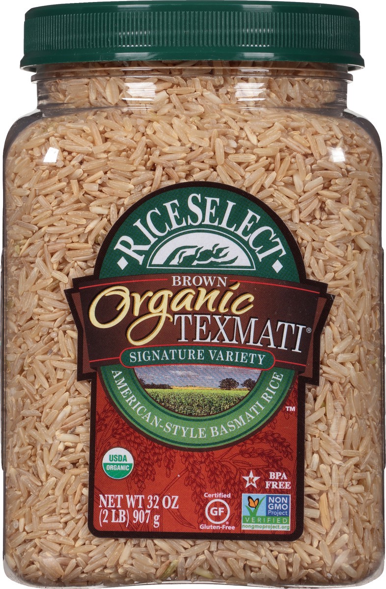 slide 7 of 10, Texmati Organic Basmati Brown Rice, 32 oz