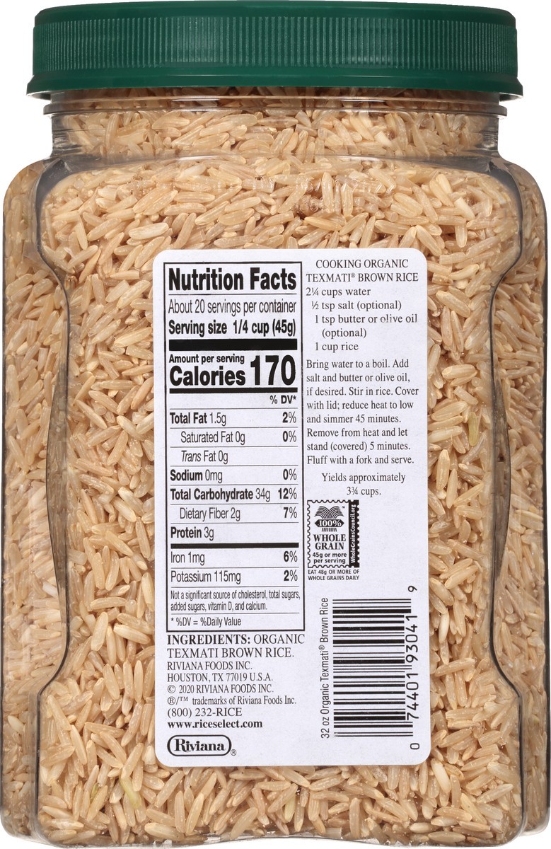 slide 8 of 10, Texmati Organic Basmati Brown Rice, 32 oz