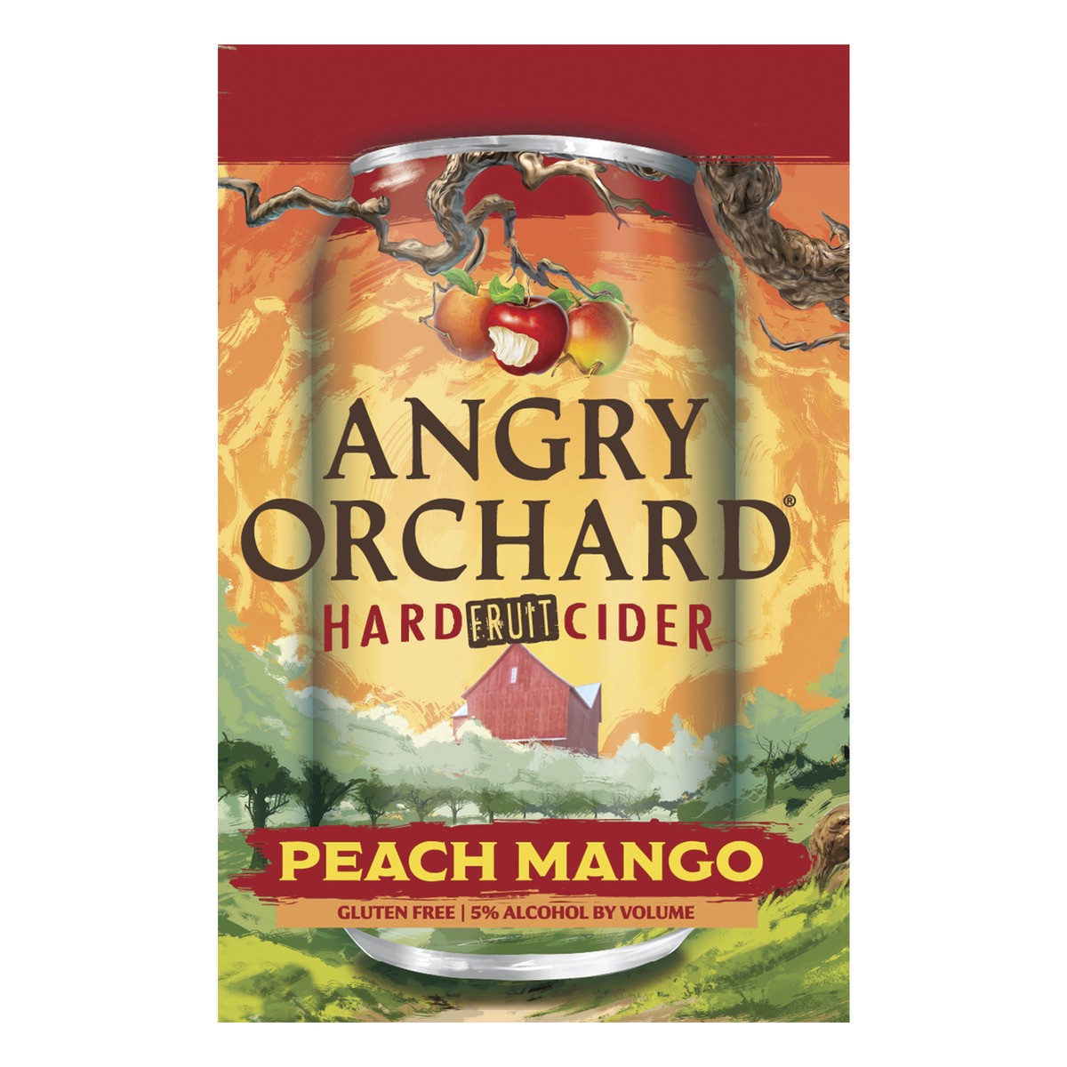 slide 8 of 8, Angry Orchard Peach Mango Hard Cider, Spiked (12 fl. oz. Can, 6pk.), 6 ct; 12 oz