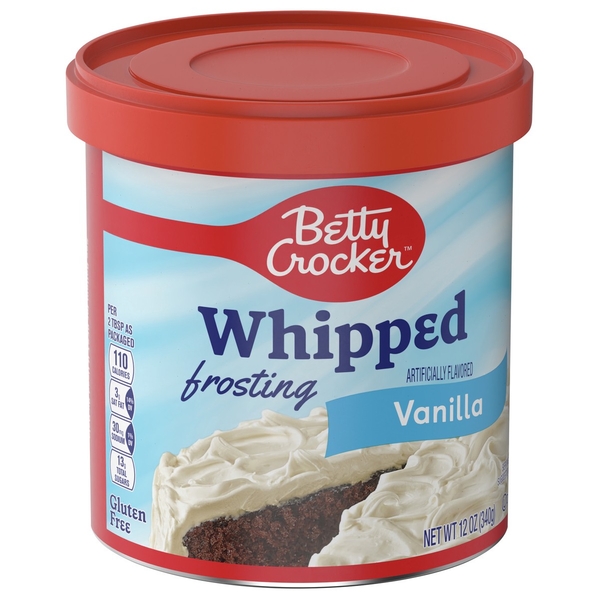 slide 5 of 8, Betty Crocker Gluten Free Whipped Vanilla Frosting, 12 oz, 12 oz