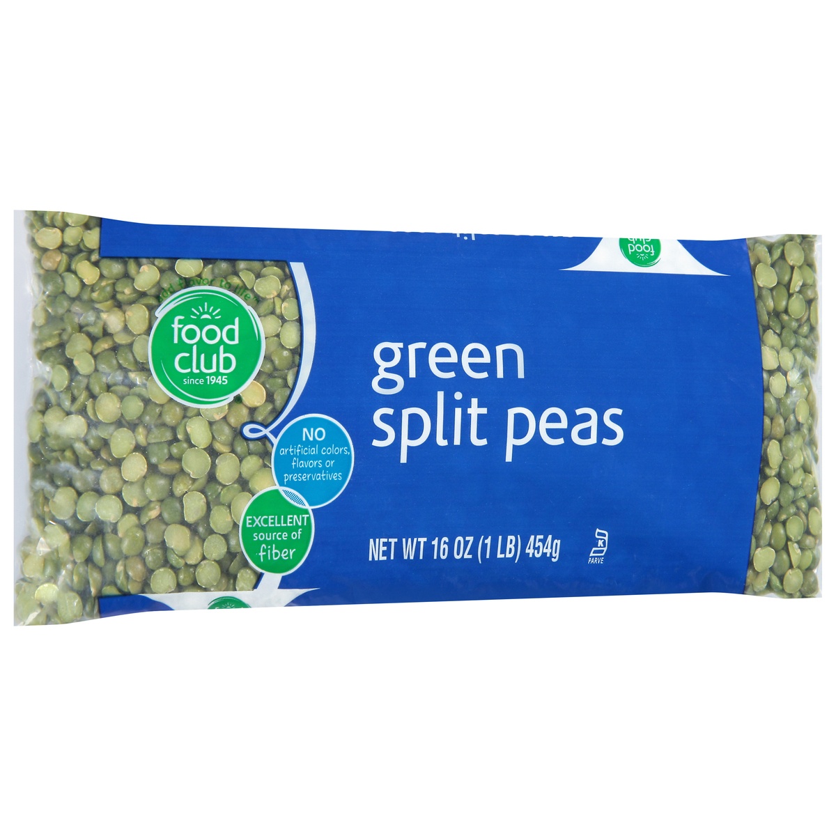 slide 2 of 11, Food Club Dry Green Split Peas, 1 ct
