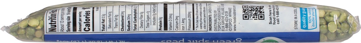 slide 6 of 9, Food Club Green Split Peas - 16 oz, 16 oz