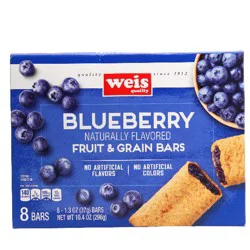 Weis Quality Blueberry Fruit and Grain Bars