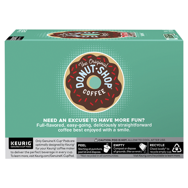 slide 16 of 29, The Original Donut Shop K-Cup Pods Dark Roast Dark Coffee 12-0.39 oz Pods, 12 ct