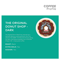 slide 17 of 29, The Original Donut Shop K-Cup Pods Dark Roast Dark Coffee 12-0.39 oz Pods, 12 ct