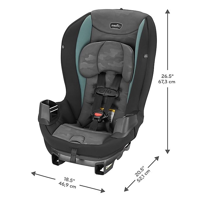 slide 3 of 14, Evenflo Sonus Convertible Car Seat - Deerfield, 1 ct