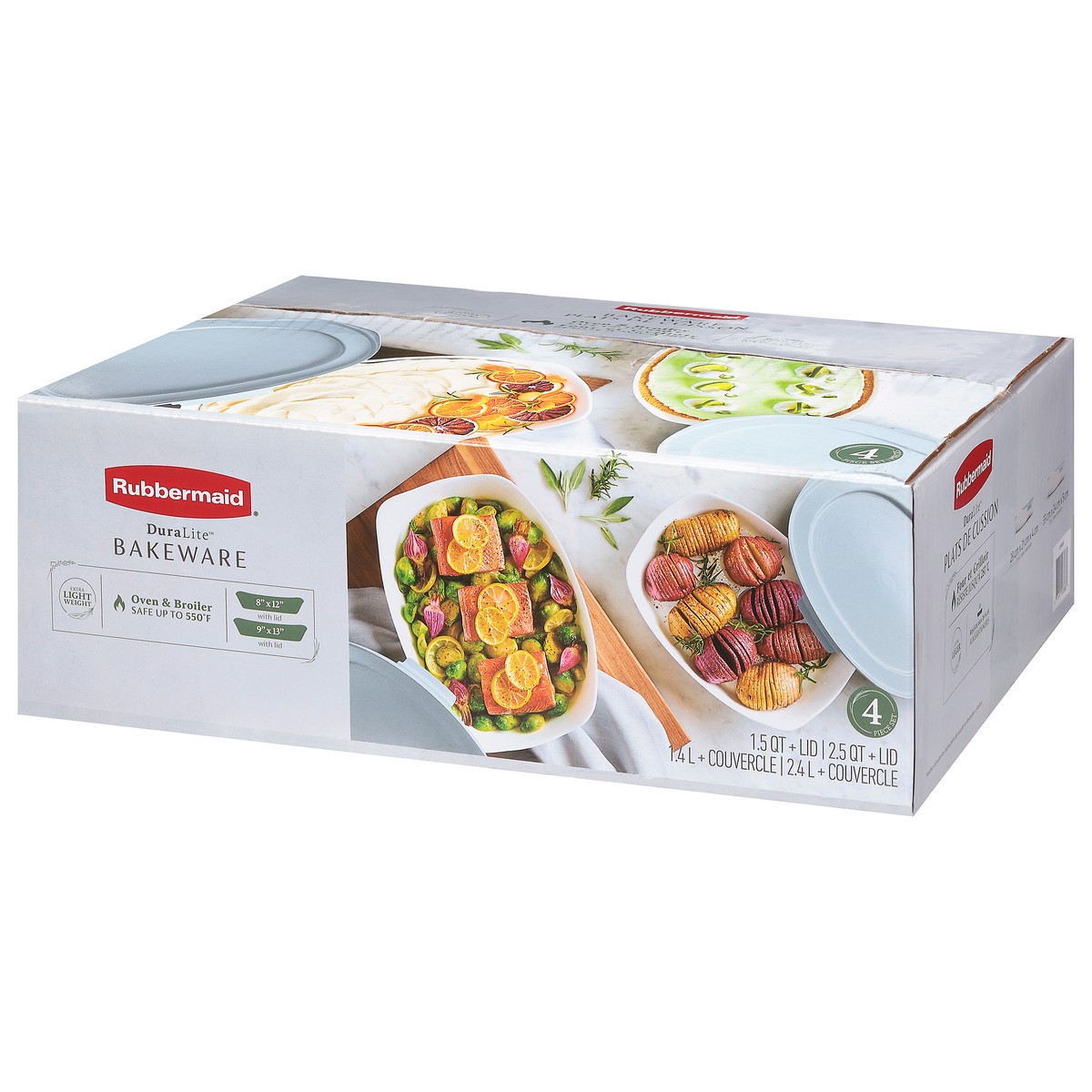 slide 2 of 9, Rubbermaid Duralite Rect Bakeware, 2 ct