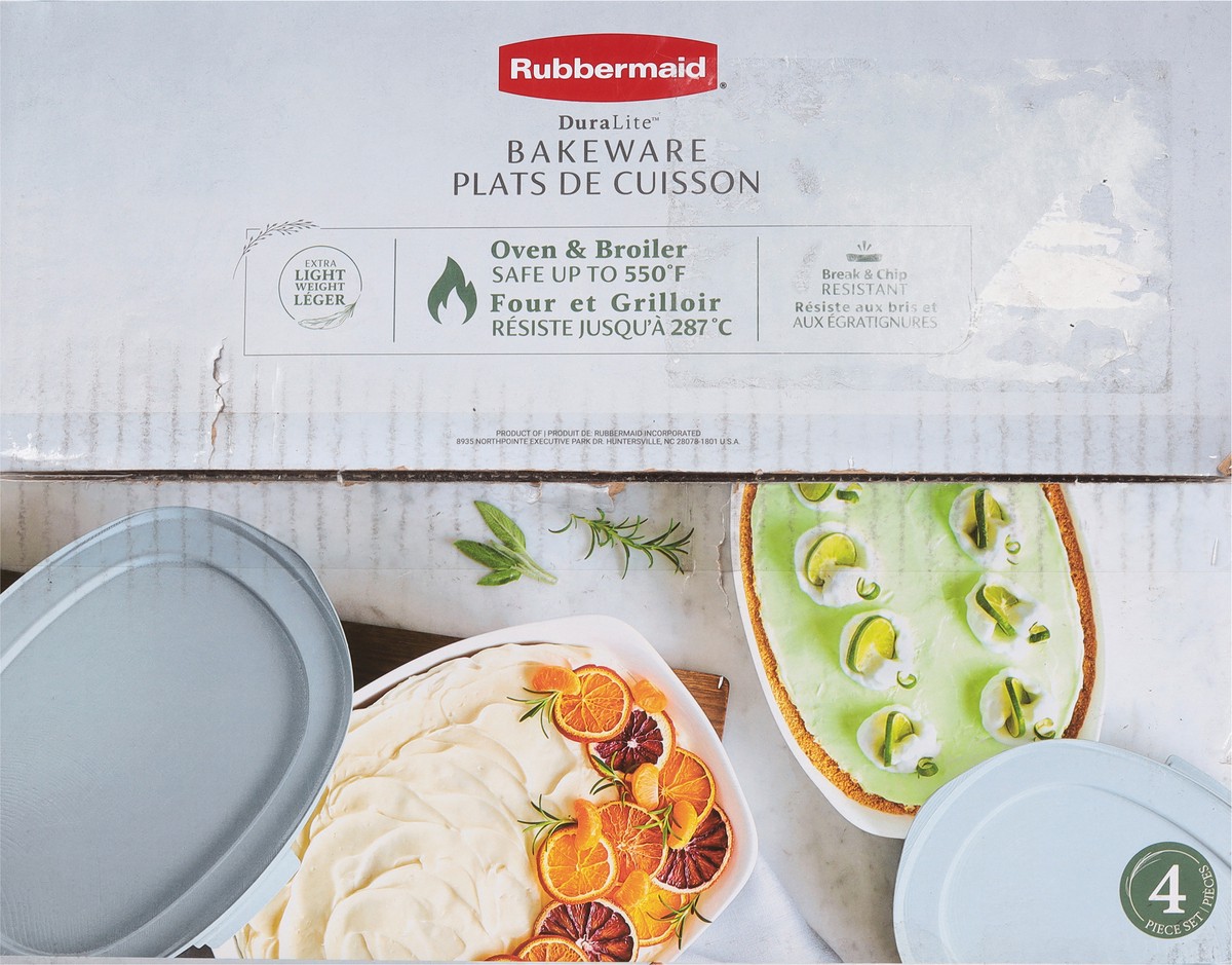 slide 6 of 9, Rubbermaid Duralite Rect Bakeware, 2 ct