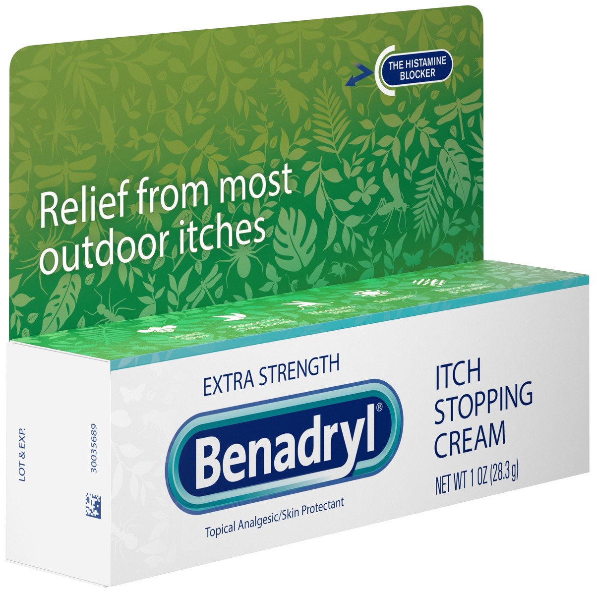 slide 1 of 6, Benadryl Allergy Anti Itch, Cream, 1 oz