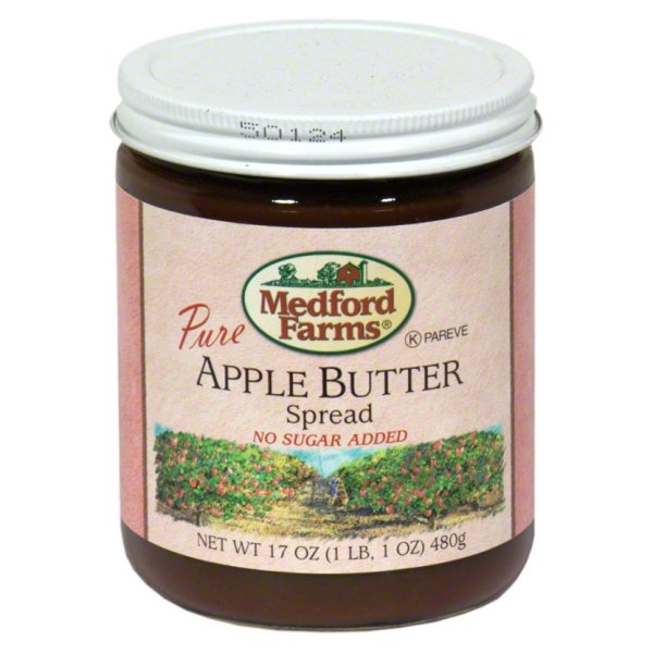 slide 1 of 1, Medforf Farms Apple Butter, 17 oz