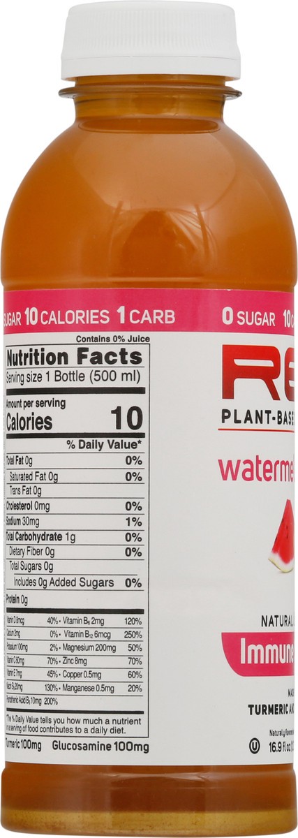 slide 6 of 11, Rez Plant-Based Hydration Watermelon Peach 16.9 fl oz Bottle, 16.9 fl oz