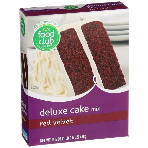 slide 1 of 1, Food Club Red Velvet Deluxe Cake Mix, 16.5 oz