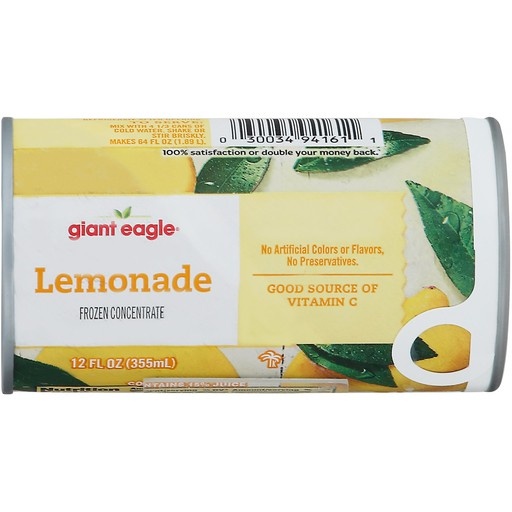 slide 1 of 1, Giant Eagle Lemonade, Frozen Concentrate, 12 oz