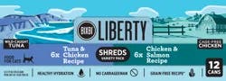 Bixbi Liberty Tuna & Chicken and Chicken & Salmon Cat Food 12 ct