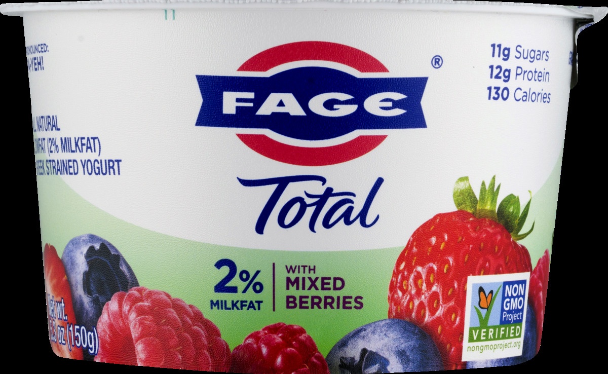 slide 10 of 11, Fage Low-Fat Greek Yogurt With Mixed Berry, 5.3 oz