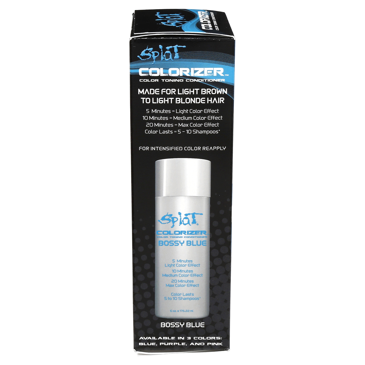 slide 6 of 8, Splat Colorizer Color Toning Conditioner, Bossy Blue, 6 oz