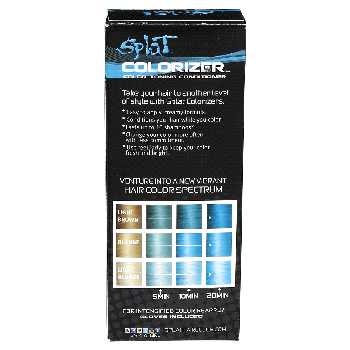 slide 8 of 8, Splat Colorizer Color Toning Conditioner, Bossy Blue, 6 oz