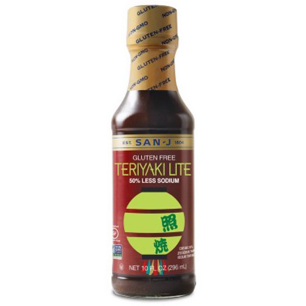 slide 1 of 1, San-J San J Lite Teriyaki Sauce Gf, 10 oz