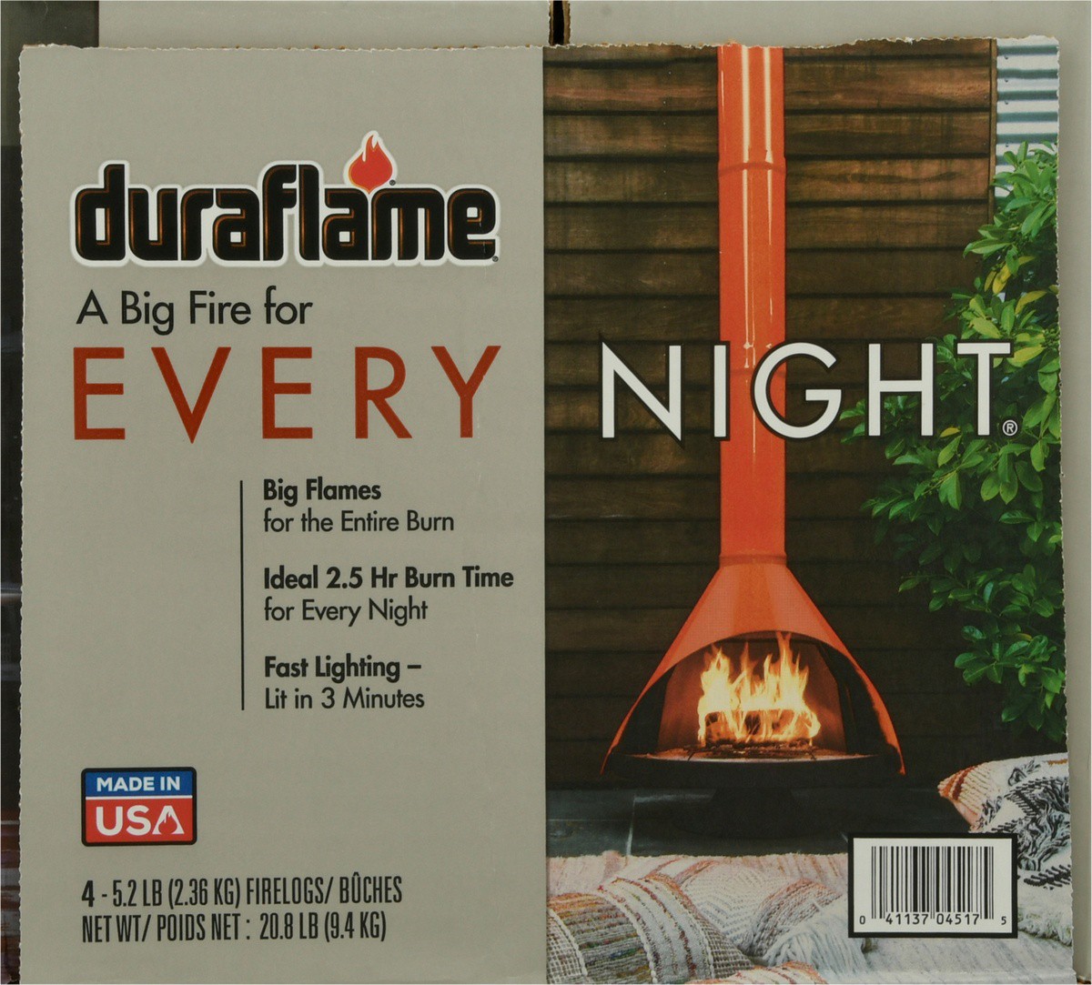 slide 9 of 9, Duraflame Every Night Log Single, 5.2 lb