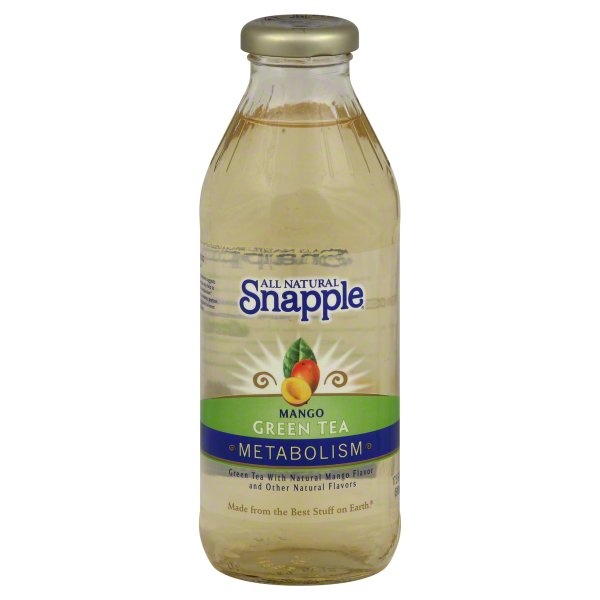 slide 1 of 1, Snapple Green Tea Mango - 17.5 oz, 17.5 oz