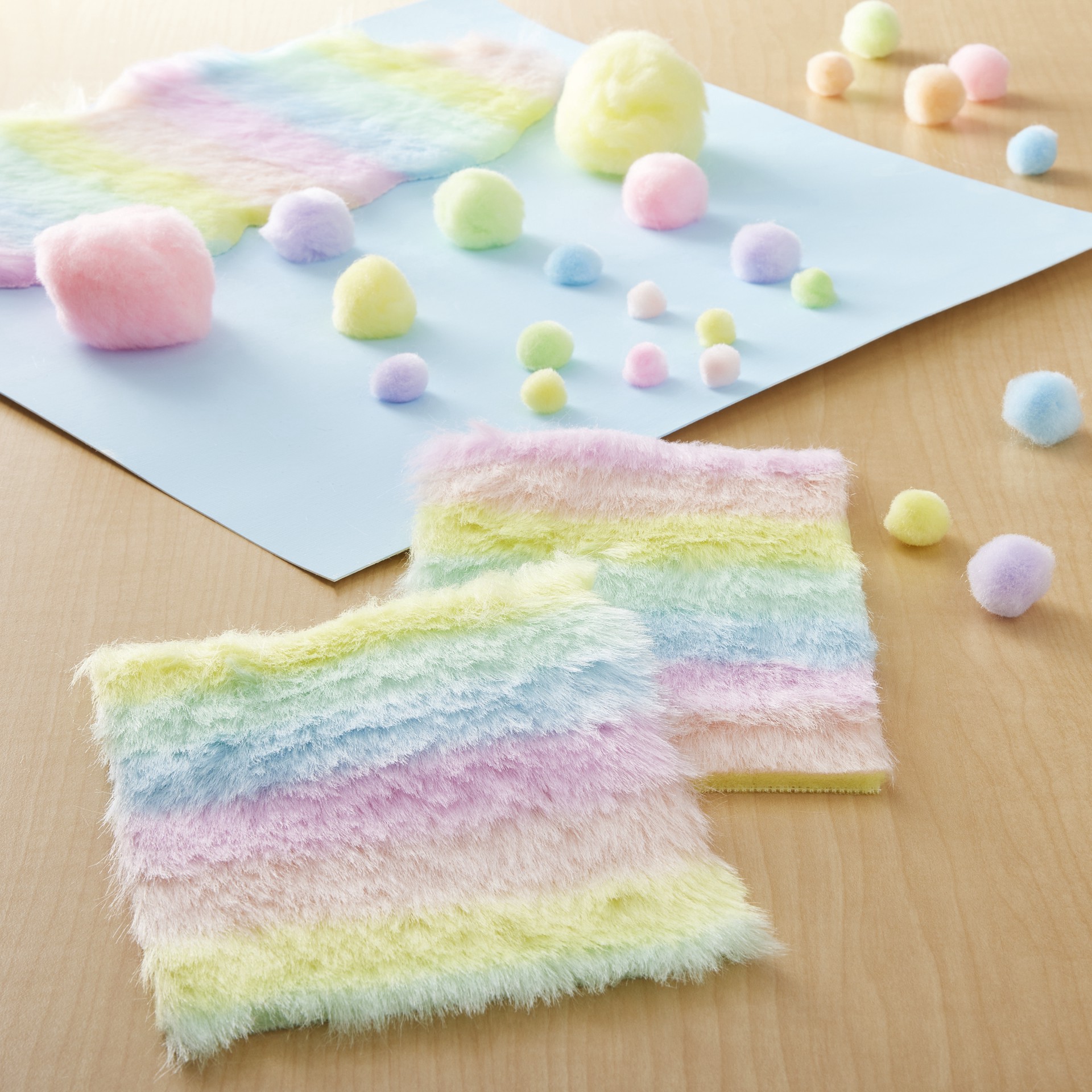 slide 2 of 4, Pastel Craft Faux Fur By Creatology, 9 in x 12 in