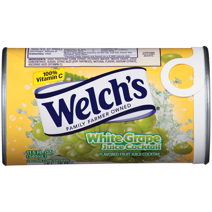 slide 1 of 1, Welches 100% White Grape Juice, 11.5 oz